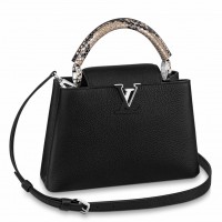 Louis Vuitton Capucines BB Bag with Python Leather Handle N92040 Louis Vuitton Capucines BB Bag with Python Leather Handle N92040
