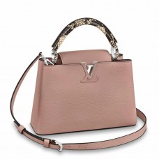 Louis Vuitton Capucines BB Bag with Python Leather Handle N92042 Louis Vuitton Capucines BB Bag with Python Leather Handle N92042