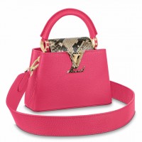 Louis Vuitton Capucines BB Bag with Python Leather N81209 Louis Vuitton Capucines BB Bag with Python Leather N81209