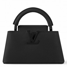 Louis Vuitton Capucines East-West Mini Bag in Black Leather M23955 Louis Vuitton Capucines East-West Mini Bag in Black Leather M23955