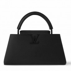 Louis Vuitton Capucines East-West MM Bag in Black Leather M23947 Louis Vuitton Capucines East-West MM Bag in Black Leather M23947
