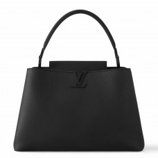 Louis Vuitton Capucines GM Souple Bag in Black Matte Leather M24880 Louis Vuitton Capucines GM Souple Bag in Black Matte Leather M24880