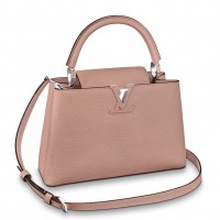 Louis Vuitton Capucines MM Bag In Magnolia Taurillon Leather M42258 Louis Vuitton Capucines MM Bag In Magnolia Taurillon Leather M42258