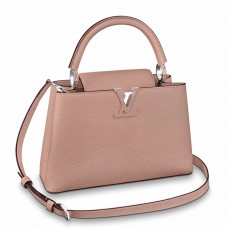 Louis Vuitton Capucines MM Bag In Magnolia Taurillon Leather M42258 Louis Vuitton Capucines MM Bag In Magnolia Taurillon Leather M42258