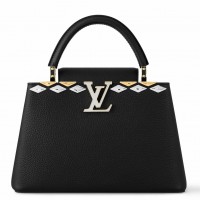 Louis Vuitton Capucines MM Bag with Malletage Signature M12135 Louis Vuitton Capucines MM Bag with Malletage Signature M12135