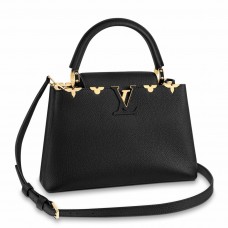 Louis Vuitton Capucines MM Bag with Metallic Monogram Flowers M54663 Louis Vuitton Capucines MM Bag with Metallic Monogram Flowers M54663