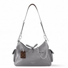 Louis Vuitton CarryAll Cargo PM Bag in Grey Lambskin M12579 Louis Vuitton CarryAll Cargo PM Bag in Grey Lambskin M12579