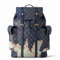 Louis Vuitton Christopher MM Backpack in Monogram Bleach Canvas M46805
