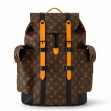 Louis Vuitton Christopher MM Backpack in Monogram Macassar Canvas M46686 Louis Vuitton Christopher MM Backpack in Monogram Macassar Canvas M46686
