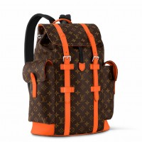 Louis Vuitton Christopher MM Backpack in Monogram Macassar Canvas M46814 Louis Vuitton Christopher MM Backpack in Monogram Macassar Canvas M46814