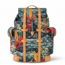 Louis Vuitton Christopher MM Backpack in Monogram Surfin Canvas M24996 Louis Vuitton Christopher MM Backpack in Monogram Surfin Canvas M24996
