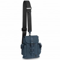 Louis Vuitton Christopher XS Bag In Blue Leather M58494 Louis Vuitton Christopher XS Bag In Blue Leather M58494
