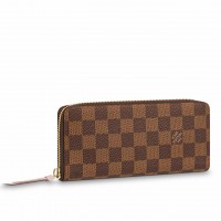 Louis Vuitton Clemence Wallet In Damier Ebene Canvas N41626 Louis Vuitton Clemence Wallet In Damier Ebene Canvas N41626