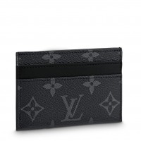 Louis Vuitton Double Card Holder In Monogram Eclipse Canvas M62170
