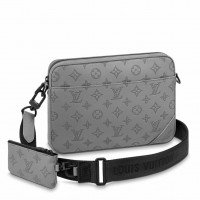 Louis Vuitton Duo Messenger In Monogram Shadow Leather M46104 Louis Vuitton Duo Messenger In Monogram Shadow Leather M46104