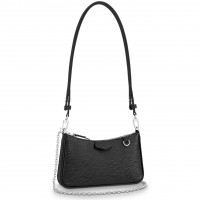 Louis Vuitton Easy Pouch On Strap In Black Epi Leather M80471 Louis Vuitton Easy Pouch On Strap In Black Epi Leather M80471