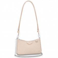 Louis Vuitton Easy Pouch On Strap In Cream Epi Leather M80479