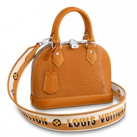 Louis Vuitton Epi Alma BB Bag With Jacquard Strap M57540 Louis Vuitton Epi Alma BB Bag With Jacquard Strap M57540