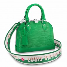 Louis Vuitton Epi Alma BB Bag With Jacquard Strap M59357 Louis Vuitton Epi Alma BB Bag With Jacquard Strap M59357