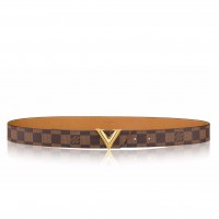 Louis Vuitton Essential V 30MM Belt In Damier Ebene Canvas M9020V