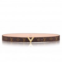 Louis Vuitton Essential V 30MM Belt In Monogram Canvas M9019W Louis Vuitton Essential V 30MM Belt In Monogram Canvas M9019W