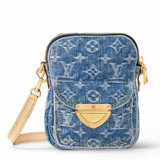 Louis Vuitton Fairfax Pochette in Monogram Denim M82948 Louis Vuitton Fairfax Pochette in Monogram Denim M82948