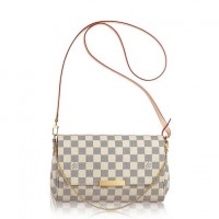 Louis Vuitton Favorite PM Bag In Damier Azur Canvas N41277 Louis Vuitton Favorite PM Bag In Damier Azur Canvas N41277