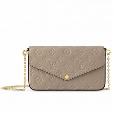 Louis Vuitton Felicie Pochette In Monogram Empreinte Leather M82609 Louis Vuitton Felicie Pochette In Monogram Empreinte Leather M82609