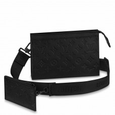 Louis Vuitton Gaston Wearable Wallet In Monogram Shadow Leather M81115 Louis Vuitton Gaston Wearable Wallet In Monogram Shadow Leather M81115