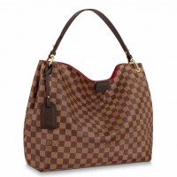 Louis Vuitton Graceful MM Bag In Damier Ebene Canvas N44045 Louis Vuitton Graceful MM Bag In Damier Ebene Canvas N44045