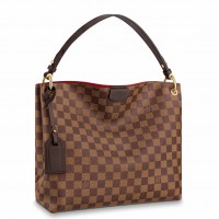 Louis Vuitton Graceful PM Bag In Damier Ebene Canvas N44044 Louis Vuitton Graceful PM Bag In Damier Ebene Canvas N44044