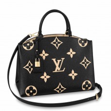 Louis Vuitton Grand Palais Bag In Bicolor Monogram Empreinte Leahter M45842 Louis Vuitton Grand Palais Bag In Bicolor Monogram Empreinte Leahter M45842