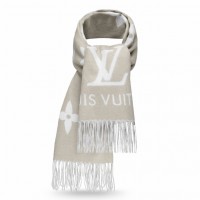Louis Vuitton Greige Reykjavik Scarf M70462 Louis Vuitton Greige Reykjavik Scarf M70462