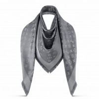 Louis Vuitton Grey Monogram Shawl M75120 Louis Vuitton Grey Monogram Shawl M75120