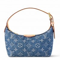 Louis Vuitton Hills Pochette in Monogram Denim M82949 Louis Vuitton Hills Pochette in Monogram Denim M82949