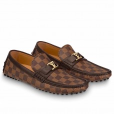 Louis Vuitton Hockenheim Moccasin In Damier Ebene Canvas Louis Vuitton Hockenheim Moccasin In Damier Ebene Canvas