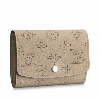 Louis Vuitton Iris Compact Wallet In Mahina Leather M62542 Louis Vuitton Iris Compact Wallet In Mahina Leather M62542