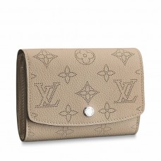 Louis Vuitton Iris Compact Wallet In Mahina Leather M62542 Louis Vuitton Iris Compact Wallet In Mahina Leather M62542