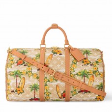 Louis Vuitton Keepall Bandouliere 50 Bag in Monogram Surfin Canvas M25002