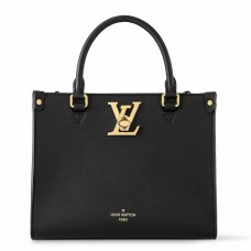 Louis Vuitton Lock & Go Bag in Black Leather M22311 Louis Vuitton Lock & Go Bag in Black Leather M22311