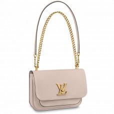 Louis Vuitton Lockme Chain PM Bag In Griege Calfskin M57072 Louis Vuitton Lockme Chain PM Bag In Griege Calfskin M57072