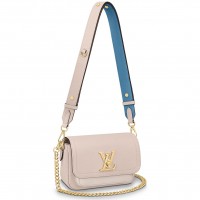 Louis Vuitton Lockme Tender Bag In Greige Calfskin M58554 Louis Vuitton Lockme Tender Bag In Greige Calfskin M58554