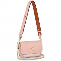 Louis Vuitton Lockme Tender Bag In Pink Calfskin M58555 Louis Vuitton Lockme Tender Bag In Pink Calfskin M58555