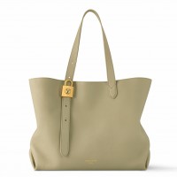 Louis Vuitton Low Key Cabas MM Bag in Clay Leather M25343 Louis Vuitton Low Key Cabas MM Bag in Clay Leather M25343