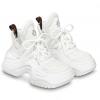 Louis Vuitton LV Archlight 2.0 Platform Sneakers In White Lace