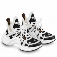 Louis Vuitton LV Archlight Sneakers in Satin Printed with Polka Dots