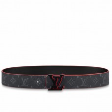 Louis Vuitton LV Broken 40mm Reversible Belt In Monogram Eclipse Canvas M0628V Louis Vuitton LV Broken 40mm Reversible Belt In Monogram Eclipse Canvas M0628V