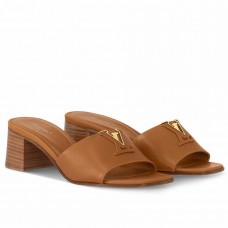 Louis Vuitton LV Capri Mules 45mm in Brown Leather Louis Vuitton LV Capri Mules 45mm in Brown Leather