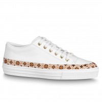 Louis Vuitton LV Crafty Stellar Sneakers In White Leather Louis Vuitton LV Crafty Stellar Sneakers In White Leather