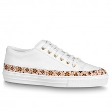 Louis Vuitton LV Crafty Stellar Sneakers In White Leather
